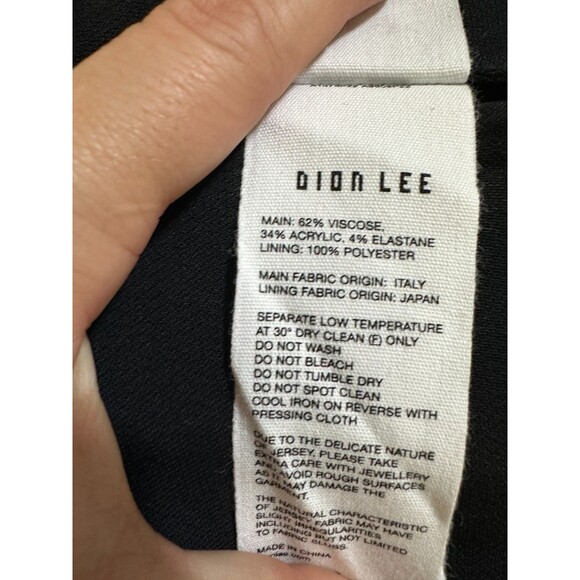 Dion Lee Arch Longline Skirt US Size 6 In Cady Black Cut Outs Avant Garde NWT - Picture 11 of 12